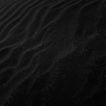 black sand dunes